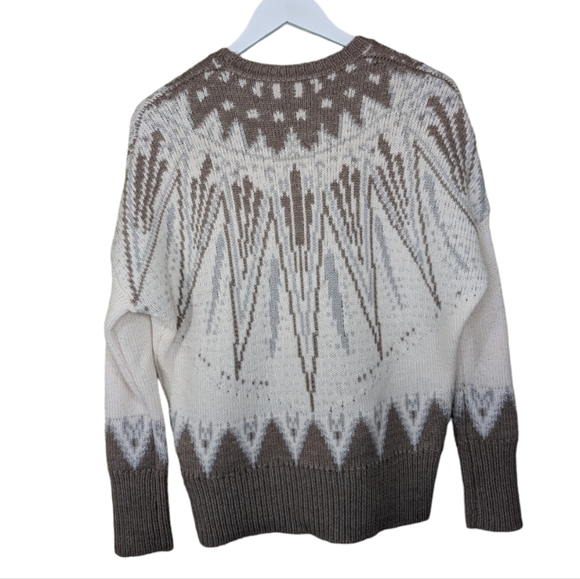 Adam Lippes Fair Isle Crew Neck Sweater - Picture 6 of 10